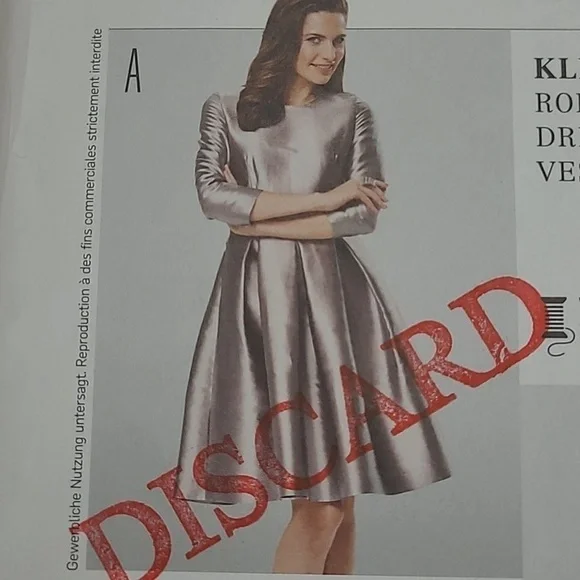 ✨4/$20✨ Burda 7034 Dress Sewing Pattern Uncut Size 8-18 DIY Supplies - Picture 3 of 6